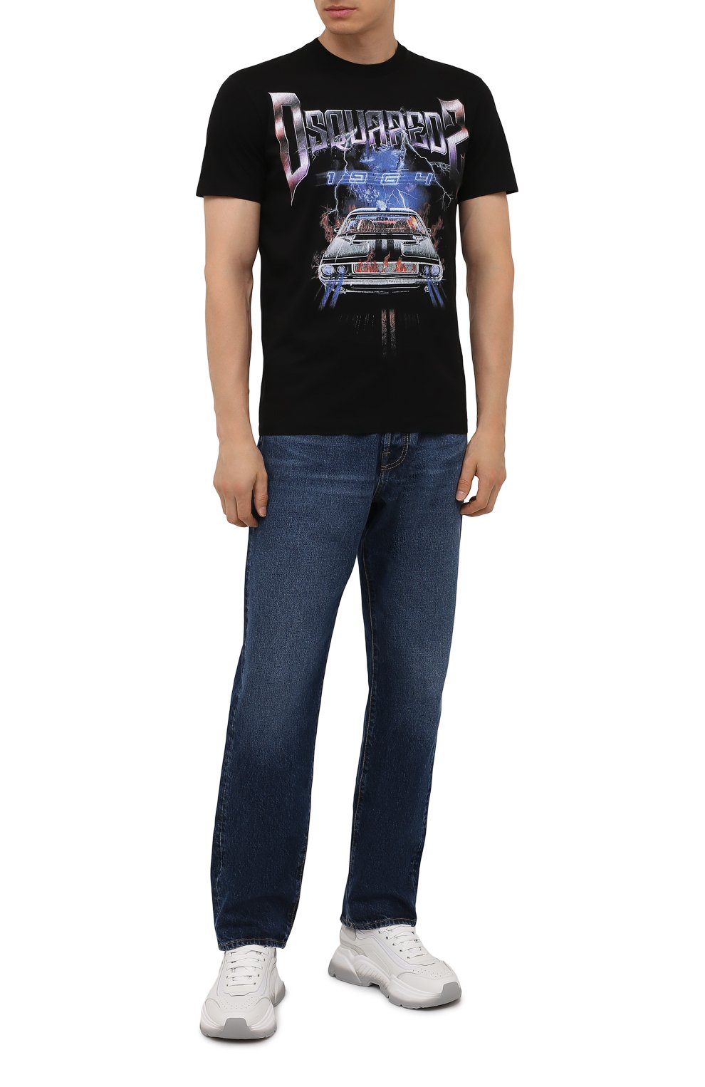 Хлопковая футболка DSQUARED2, арт. S71GD1071/S23009, фото 2