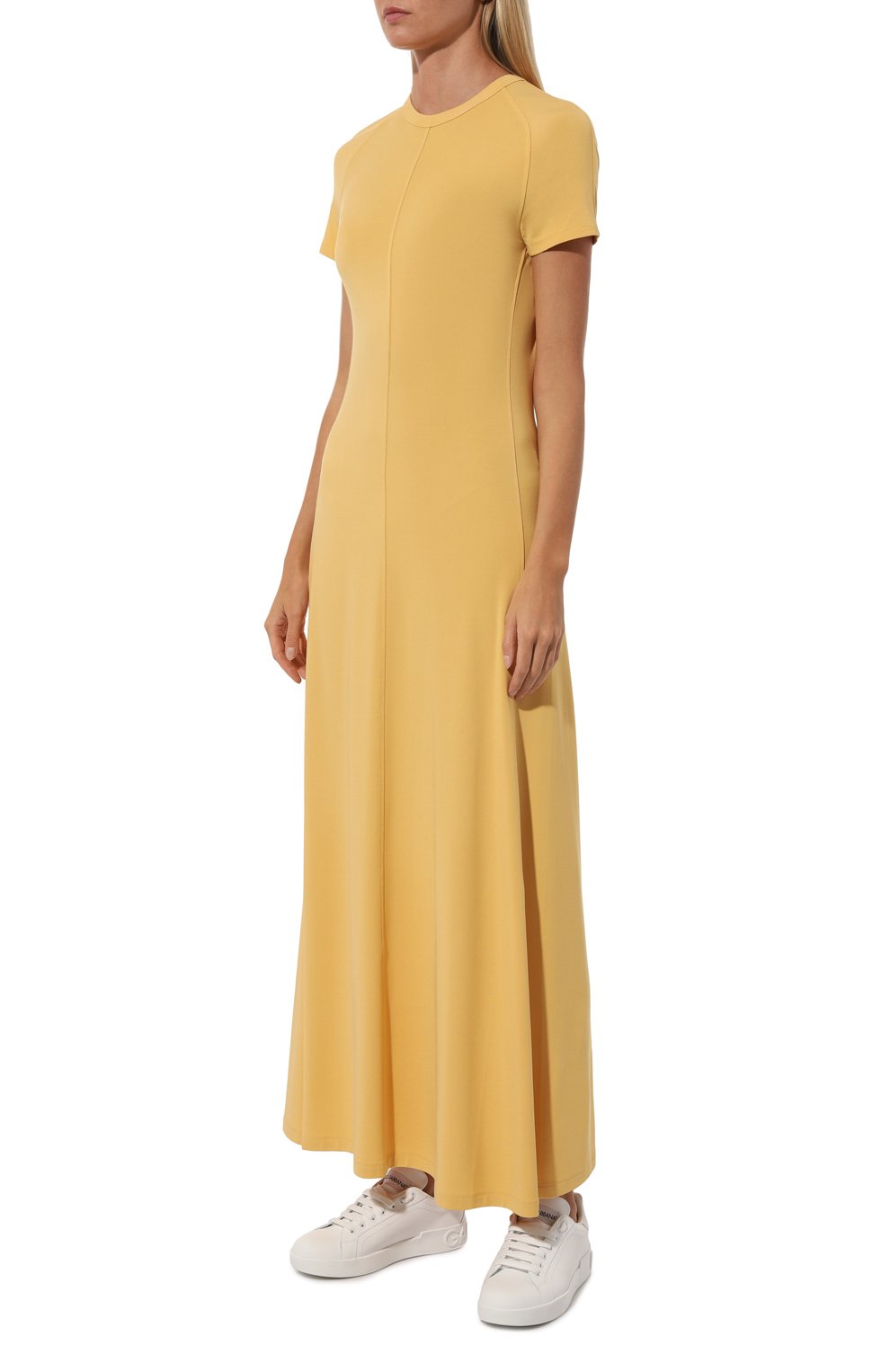 Платье из вискозы TOTEME, арт. 242-WRD1696-FB0162, фото 3