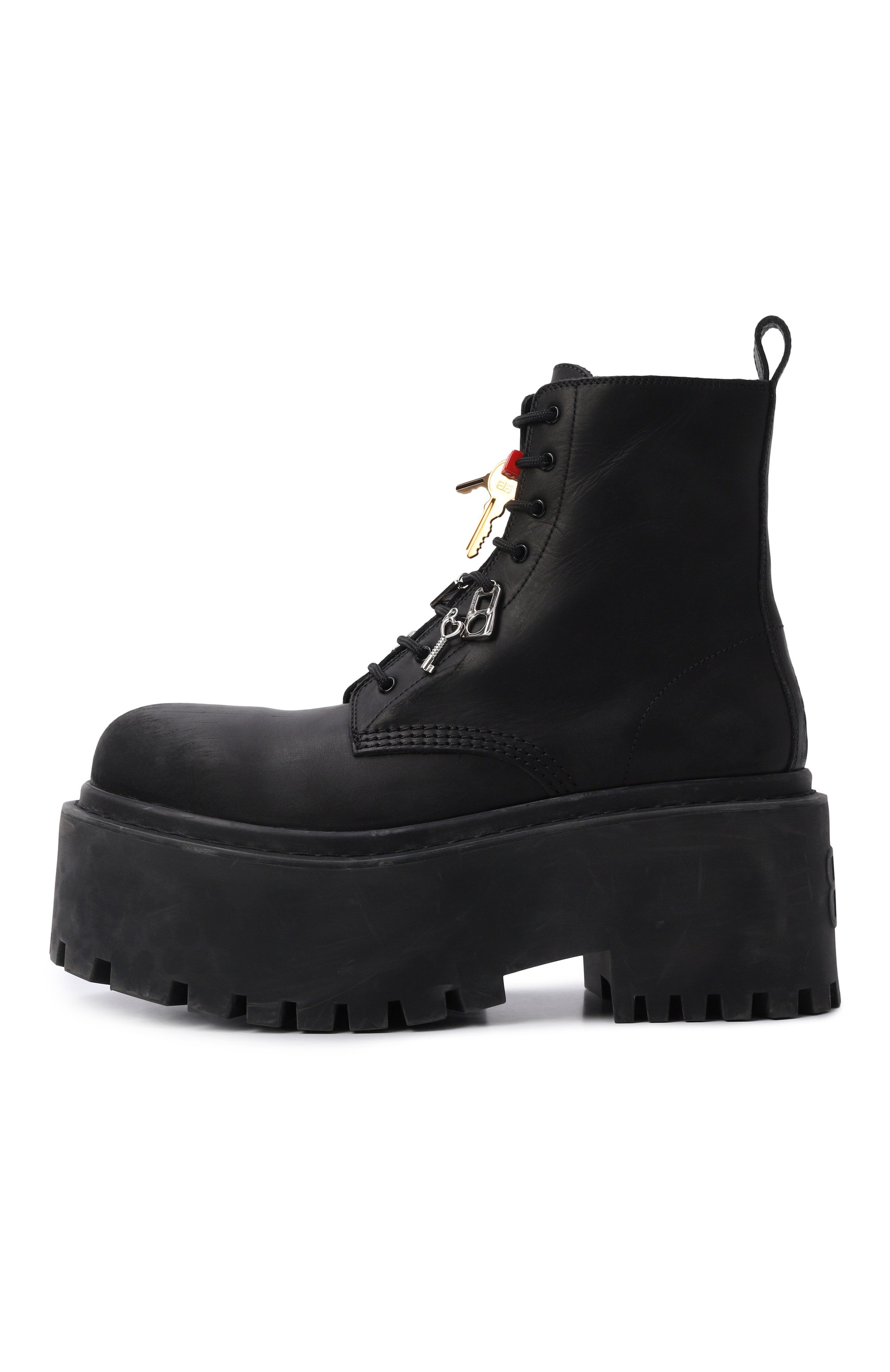 Кожаные ботинки strike BALENCIAGA, арт. 859611/WCDA3, фото 4