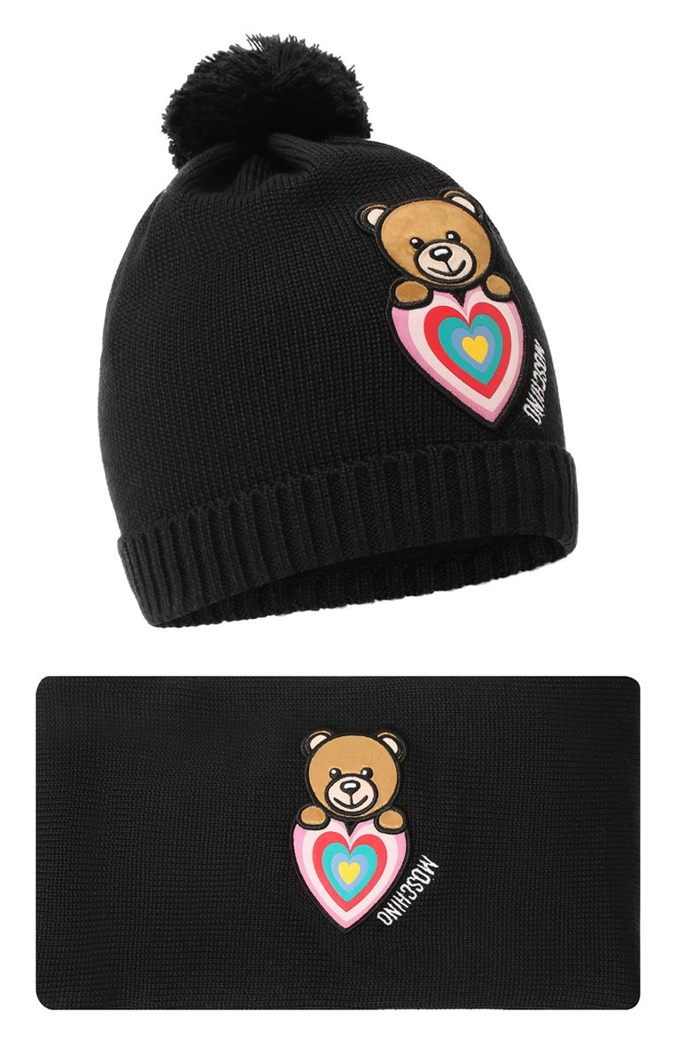 Комплект из шапки и шарфа MOSCHINO, арт. HDX015/LHE18, фото 1