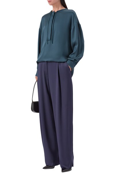 Женская атласная блузка GIORGIO ARMANI, арт. GW002564/TE10101