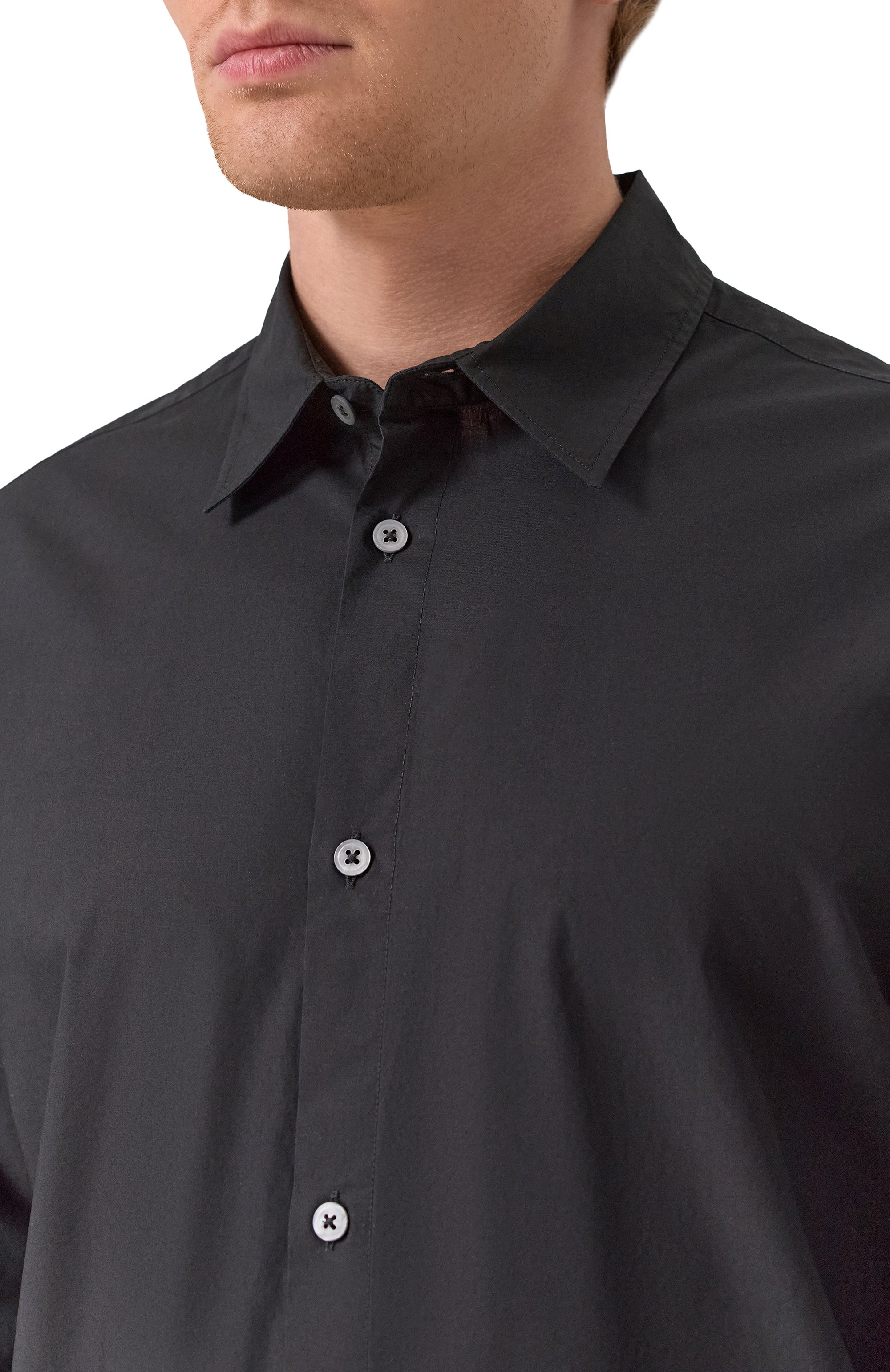 Хлопковая рубашка ANN DEMEULEMEESTER, арт. B0010522/FA555, фото 5