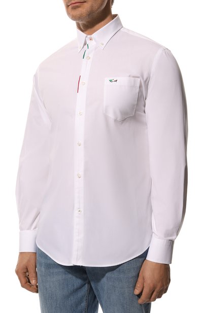 Хлопковая рубашка PAUL&SHARK, арт. 23413296J, фото 3