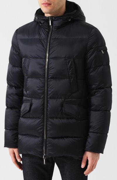 Пуховик MOORER синего цвета по цене 159500 руб., арт. GERACI-SH, фото 3 Пуховик MOORER, арт. GERACI-SH, фото 3