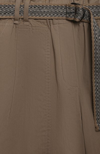 Хлопковые брюки BRUNELLO CUCINELLI бежевого цвета по цене 38250 руб., арт. B0F48P019C, фото 3 Хлопковые брюки BRUNELLO CUCINELLI, арт. B0F48P019C, фото 3