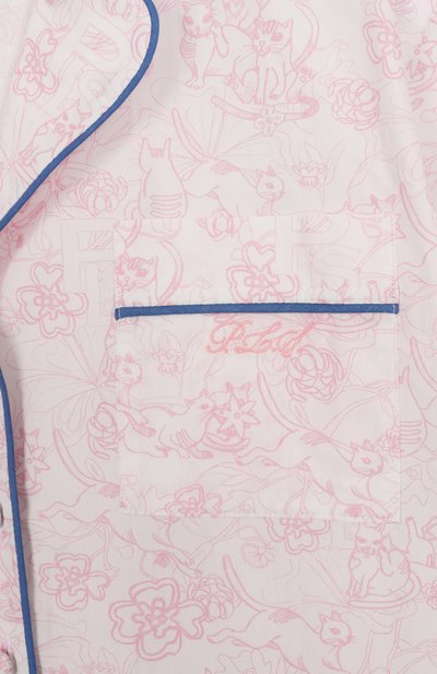 Хлопковая блузка PHILOSOPHY DI LORENZO SERAFINI KIDS, арт. I1E301/5609/4-10, фото 3