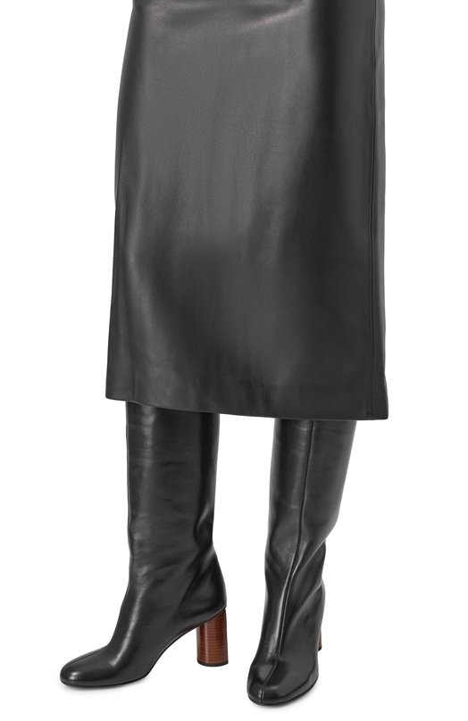 Кожаные сапоги Co 0723TRE-BLA Чёрный  0723TRE-BLA Фото 2