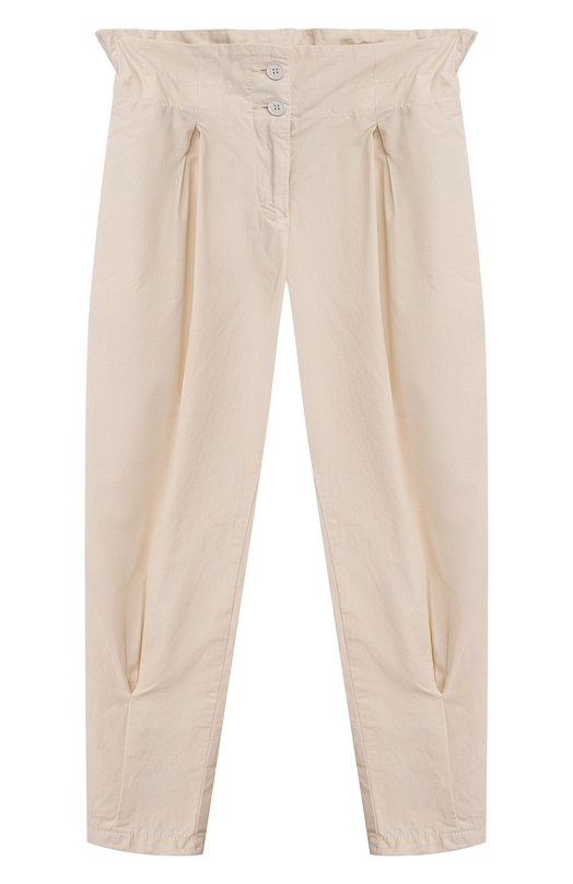 

Хлопковые брюки Dondup Kids, Кремовый