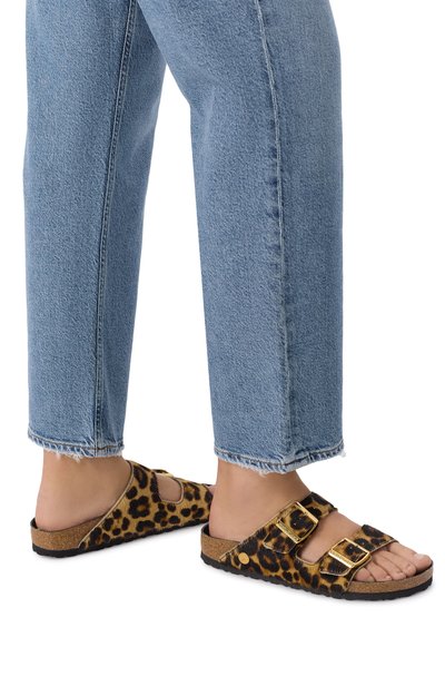 Кожаные шлепанцы arizona BIRKENSTOCK леопардового цвета по цене 27700 руб., арт. 1032839, фото 2 Кожаные шлепанцы arizona BIRKENSTOCK, арт. 1032839, фото 2