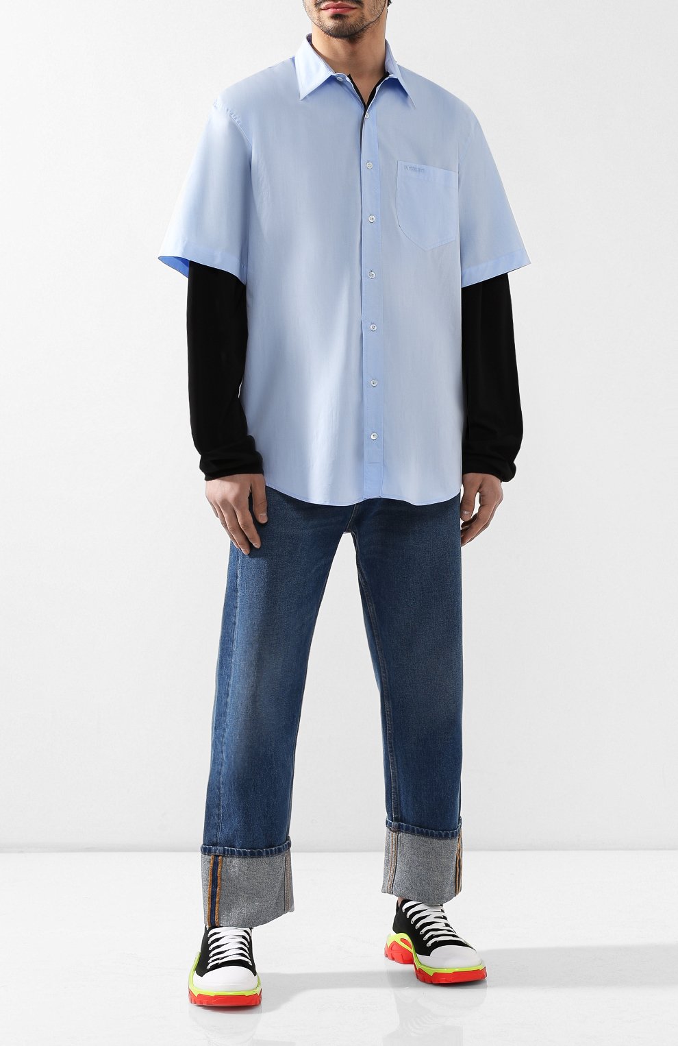 Текстильные кроссовки detroit runner ADIDAS BY RAF SIMONS, арт. EE7935/M, фото 2