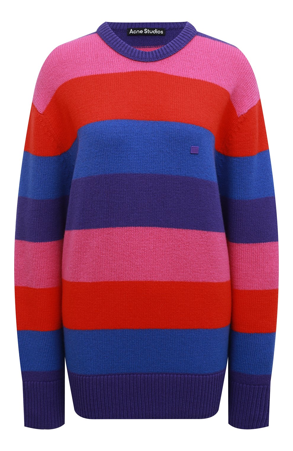 Шерстяной свитер ACNE STUDIOS разноцветного цвета по цене 36250 руб., арт. C60046/W, фото 1 Шерстяной свитер ACNE STUDIOS, арт. C60046/W, фото 1