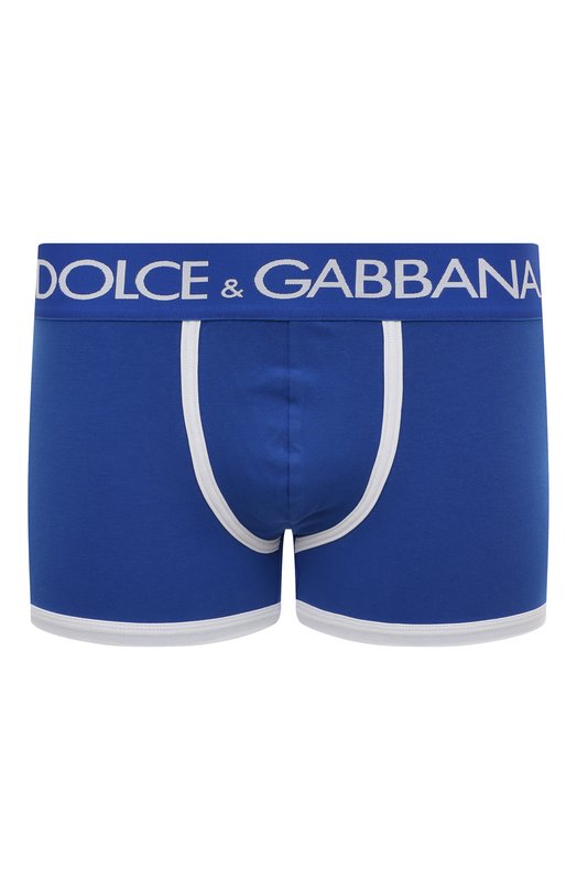 Хлопковые боксеры Dolce & Gabbana M4E94J/0UAIG Синий M4E94J/0UAIG