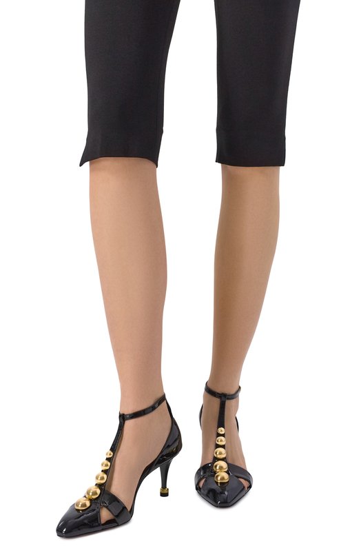 Кожаные туфли Cleia Chloé CH26S16QWC Чёрный  CH26S16QWC Фото 2