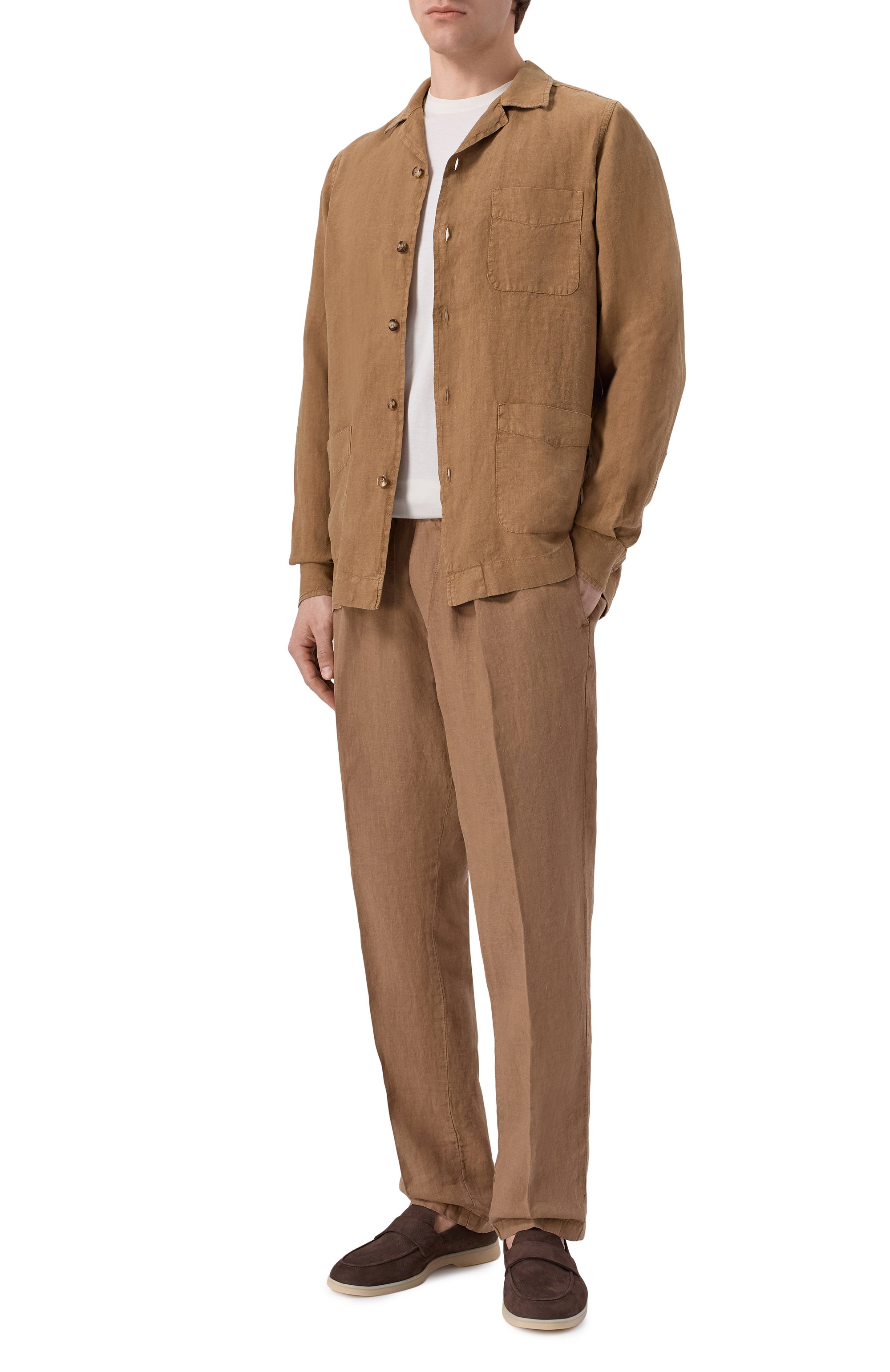 Льняная рубашка BOGLIOLI, арт. 60200Q/SB5752, фото 2