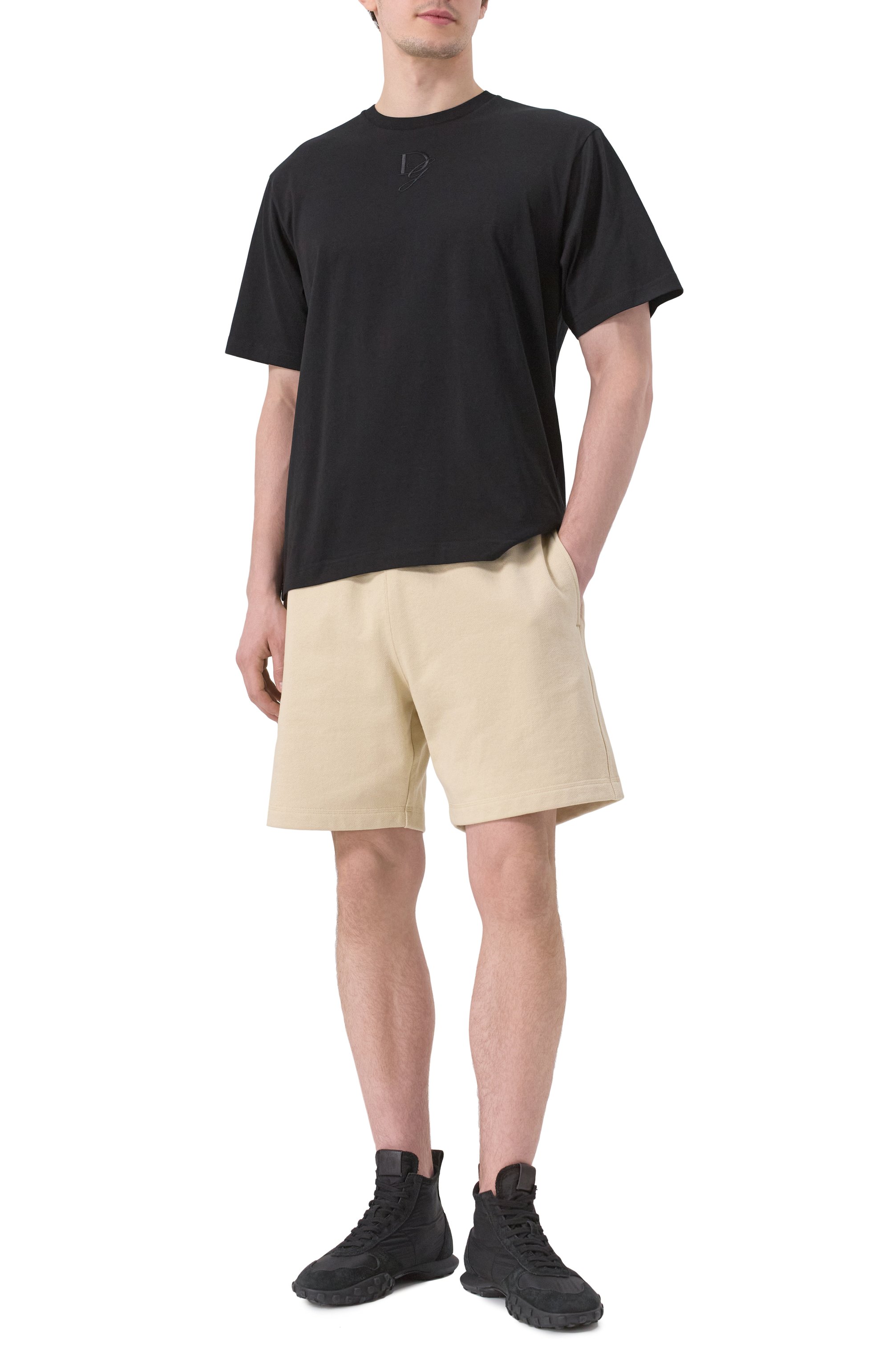 Хлопковые шорты BURBERRY, арт. 8103521, фото 2