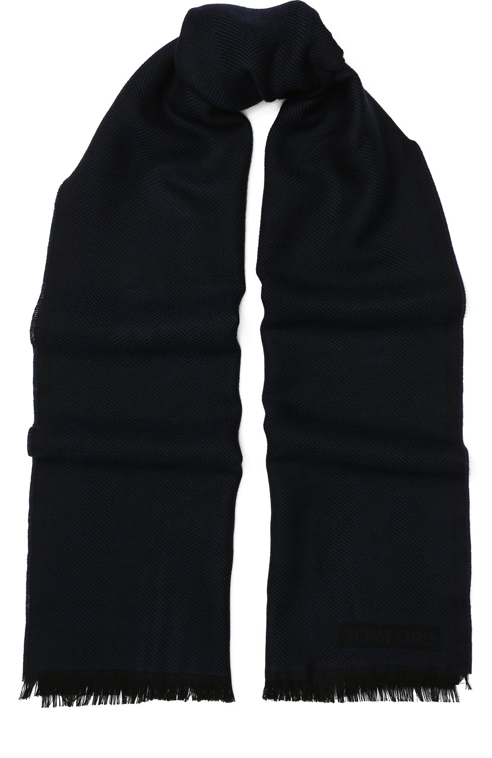 Шерстяной шарф с необработанным краем TOM FORD, арт. 4TF127/2FB, фото 1