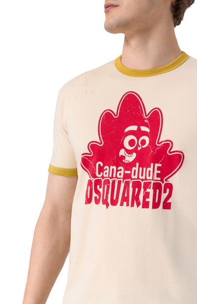 Хлопковая футболка DSQUARED2, арт. S74GD1389/D20035, фото 5