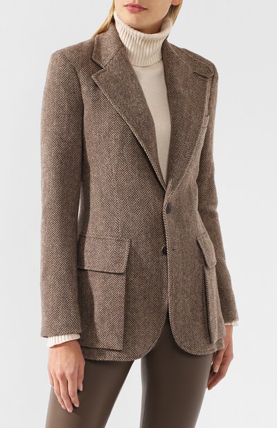 Приталенный шерстяной жакет RALPH LAUREN, арт. 290734197, фото 3