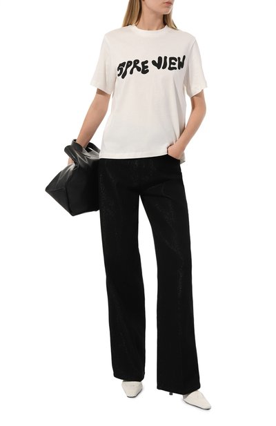 Хлопковая футболка 5PREVIEW, арт. 5PWFA23046A., фото 2