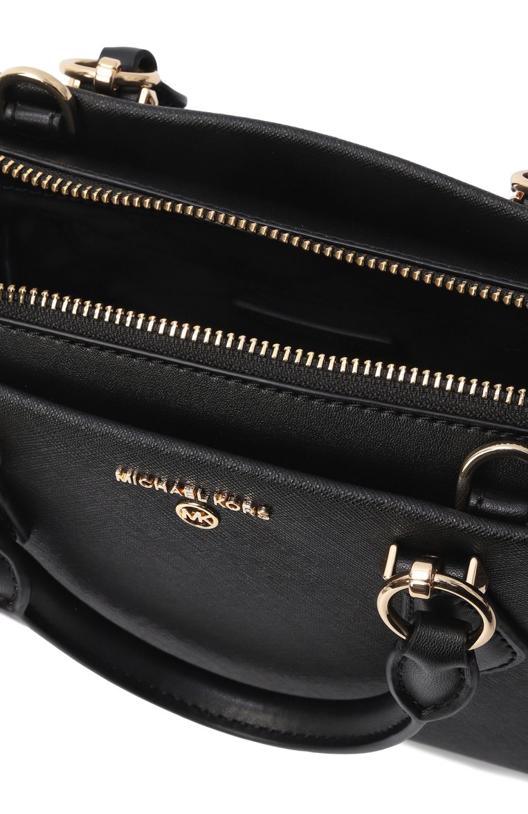 Женская сумка marilyn small MICHAEL MICHAEL KORS черного цвета, арт. 32S2G6AC1L | Фото 5 (Ремень/цепочка: На ремешке; Размер: small; Материал: Натуральная кожа)