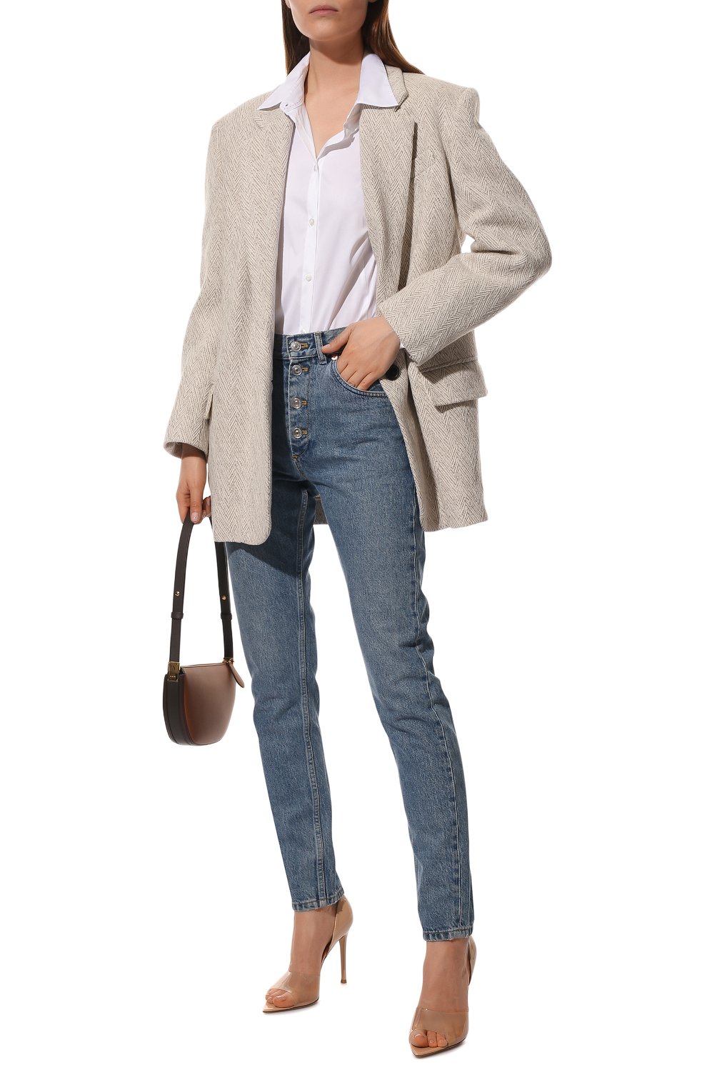 Хлопковая рубашка HUGO белого цвета по цене 14950 руб., арт. 50416895, фото 2 Хлопковая рубашка HUGO, арт. 50416895, фото 2