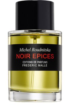 Парфюмерная вода noir epices (100ml) FREDERIC MALLE бесцветного цвета, арт. 3700135000414 | Фото 1 (Материал внутренний: Не назначено; Unisex: Unisex; Региональные ограничения белый список (Axapta Mercury): Не проставлено; Нос: Не проставлено; Тип продукта - парфюмерия: Парфюмерная вода; Статус проверки: Проверена категория; Ограничения доставки: flammable)