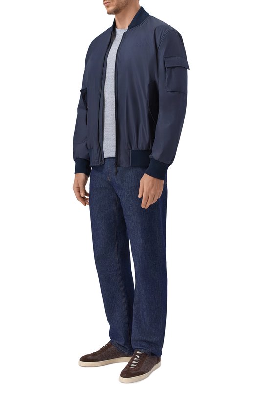 Бомбер Kiton UGK157K0736H Синий  UGK157K0736H Фото 2