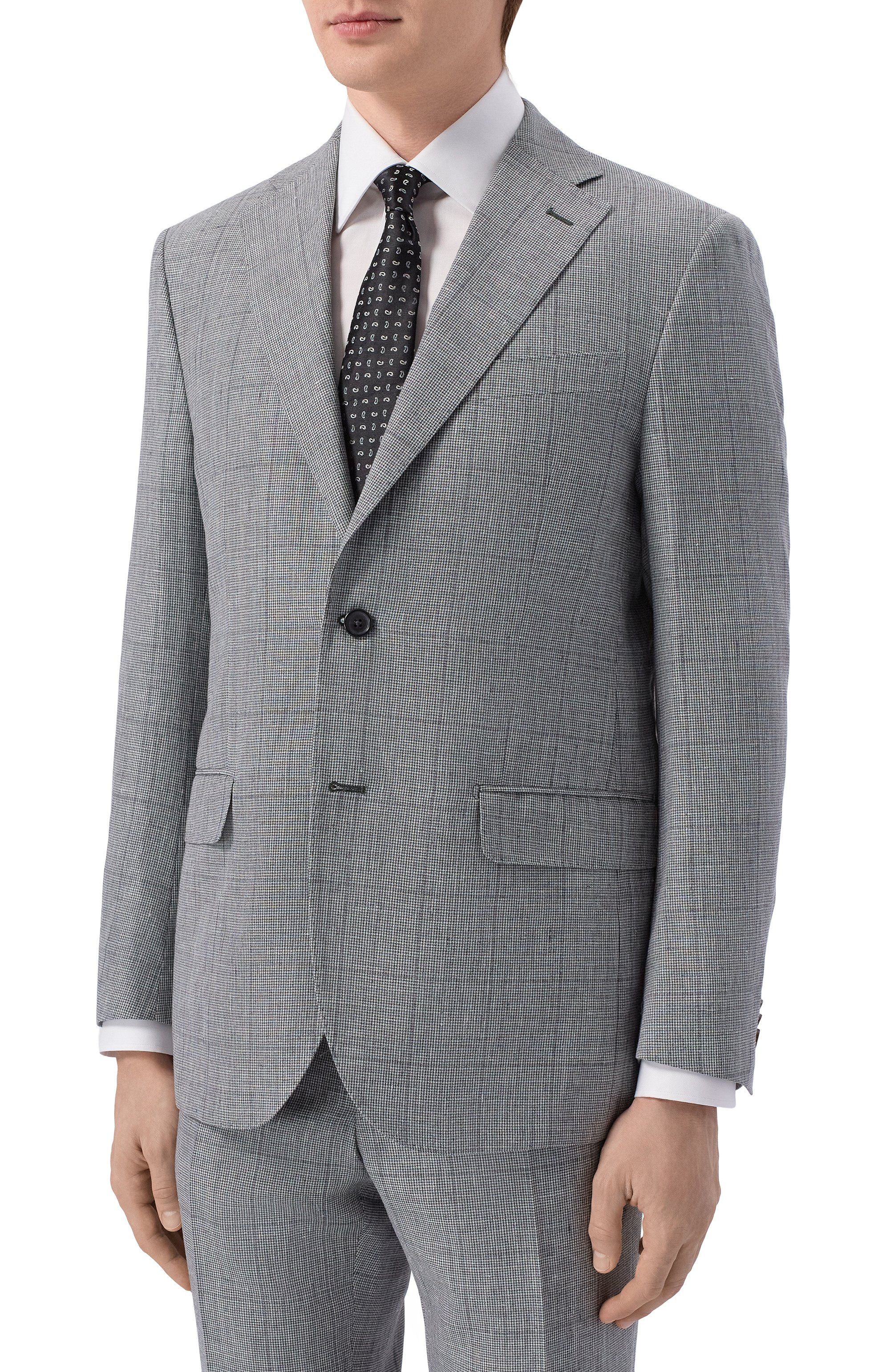 Костюм изо льна и шерсти CORNELIANI, арт. 27X008/2717215_SET, фото 2