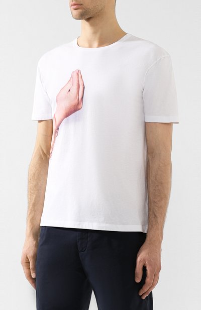 Хлопковая футболка ISAIA, арт. MCC005/JC002, фото 3