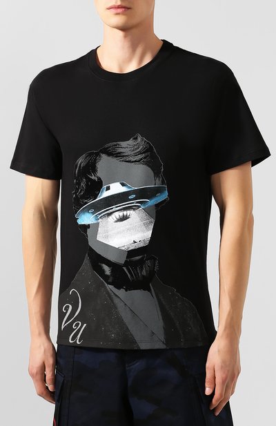 Хлопковая футболка valentino x undercover VALENTINO, арт. SV0MG03Q5PG, фото 3