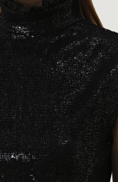 Приталенное мини-платье с воротником-стойкой GIORGIO ARMANI, арт. 3ZAA58/AJTXZ, фото 5