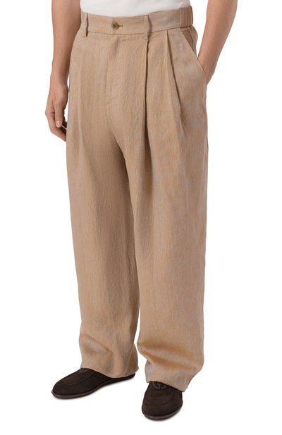 Льняные брюки GIORGIO ARMANI, арт. GM004077/TE23125, фото 3