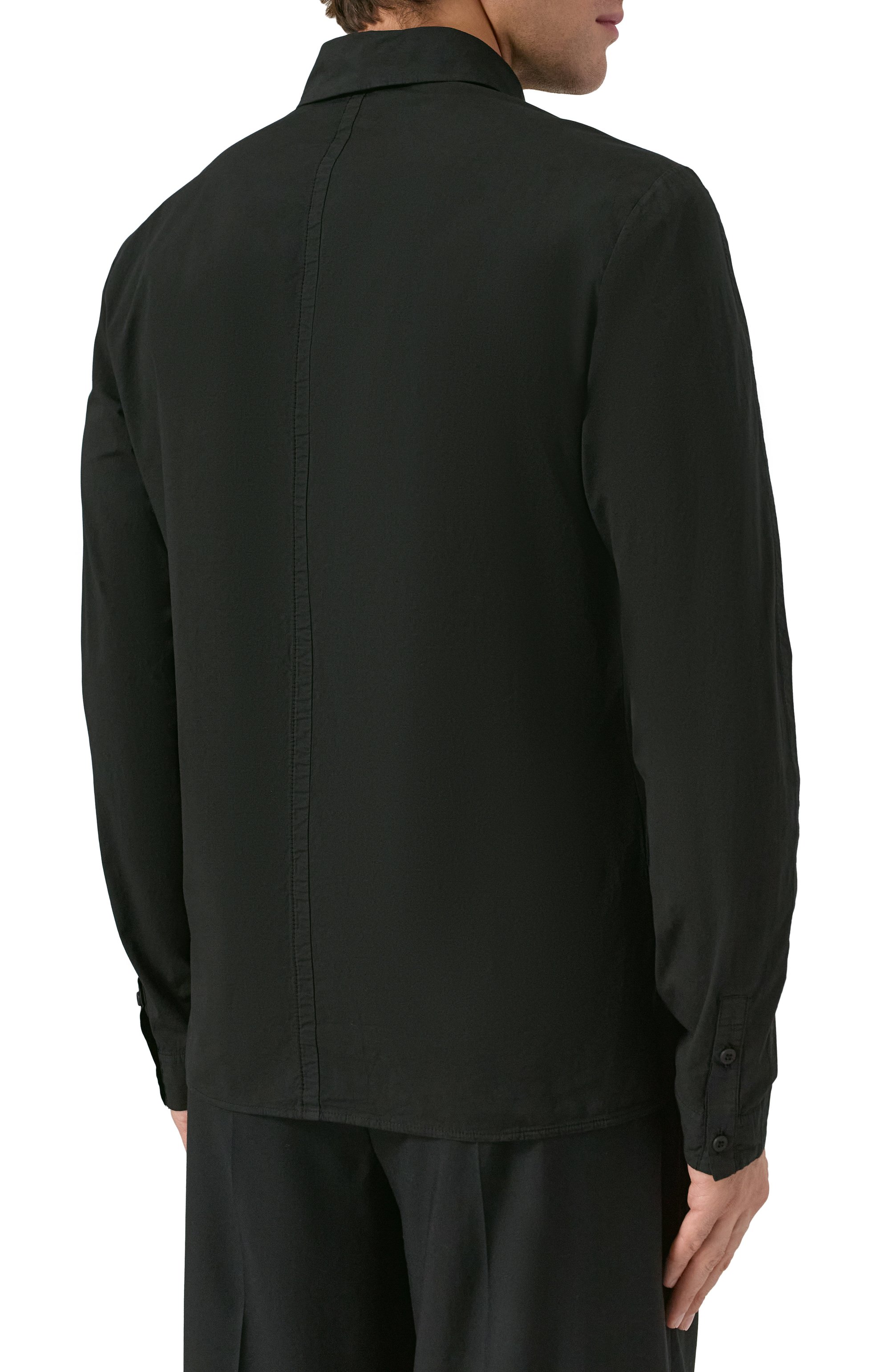 Хлопковая рубашка TRANSIT черного цвета по цене 32400 руб., арт. CFUTRBT290, фото 4 Хлопковая рубашка TRANSIT, арт. CFUTRBT290, фото 4