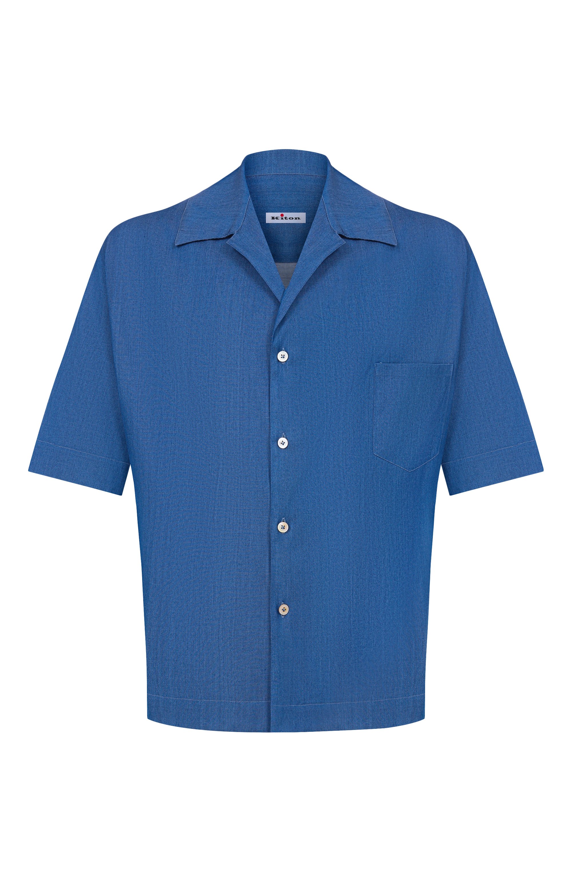 Хлопковая рубашка KITON, арт. UMC028H09696, фото 1