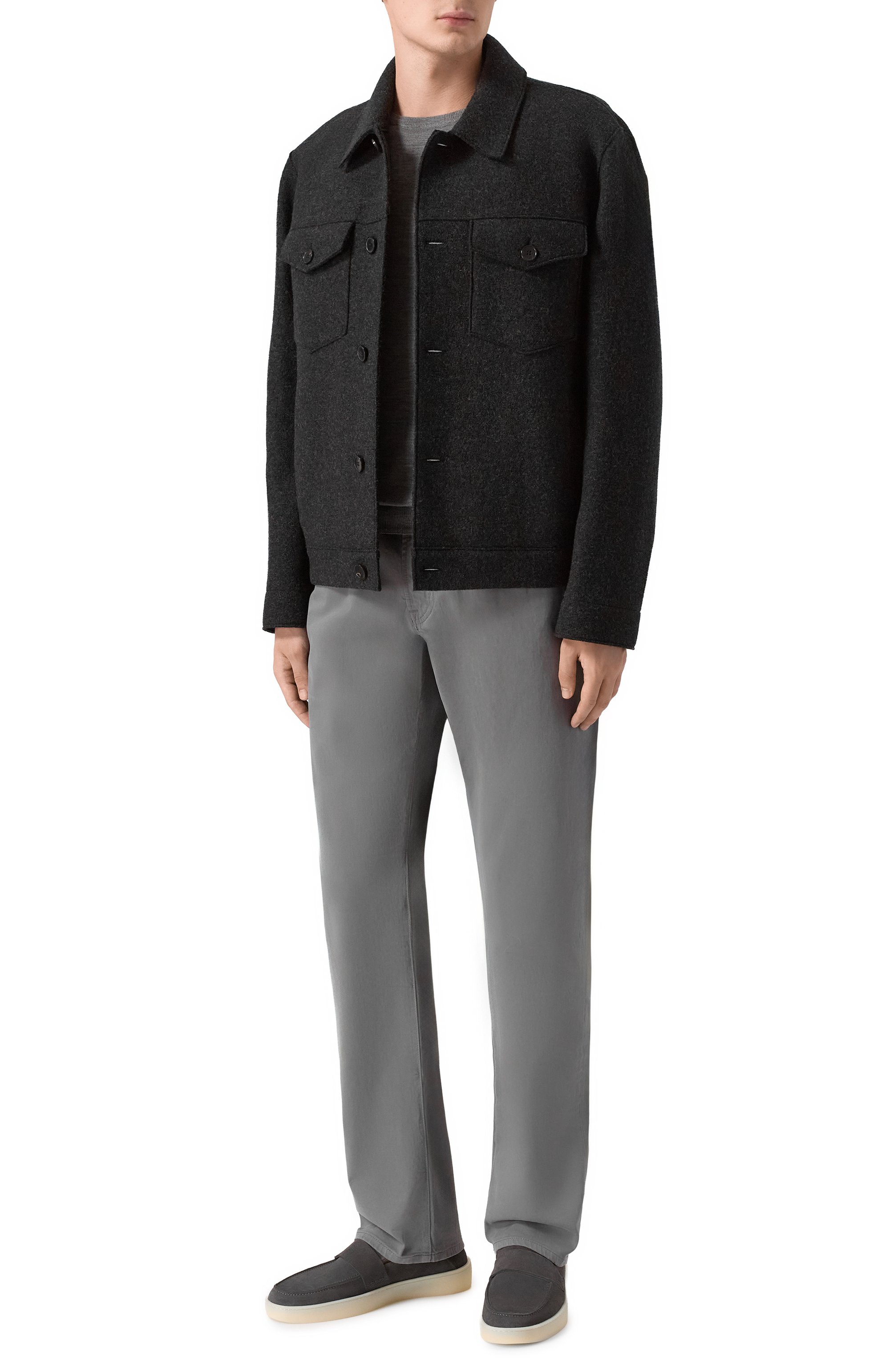 Замшевые лоферы randal BOSS, арт. 50557699, фото 2