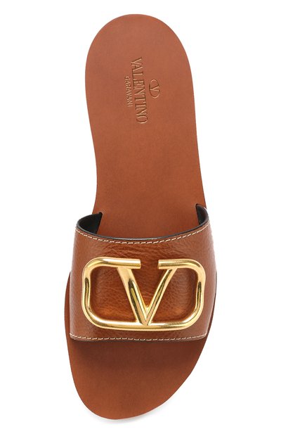 Кожаные шлепанцы go logo VALENTINO, арт. RW0S0M21/HWS, фото 5