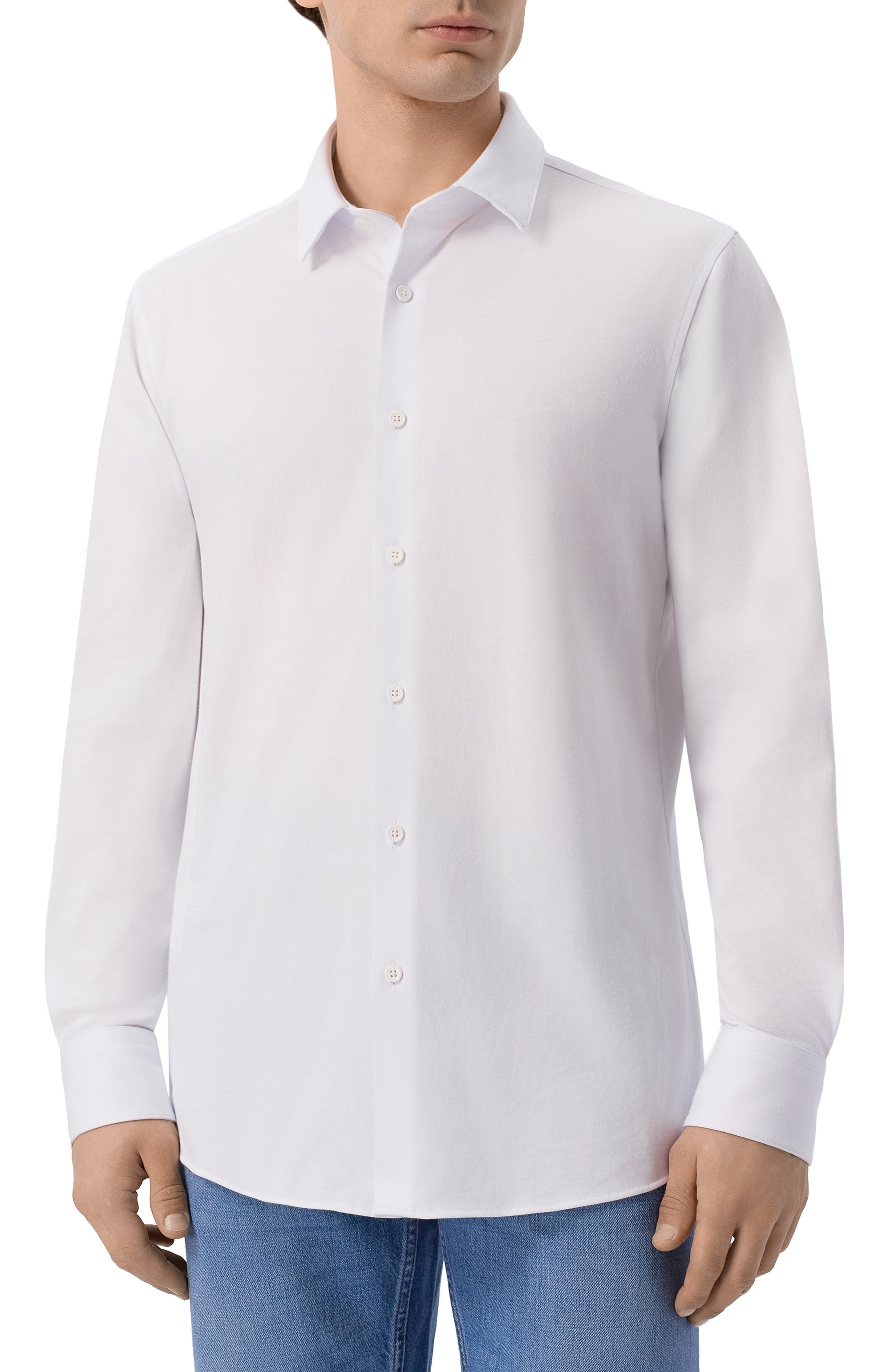 Хлопковая сорочка BOSS, арт. 50474283, фото 3