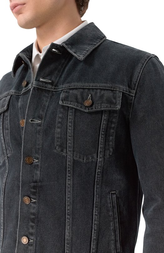 Джинсовая куртка Saint Laurent 695177/Y07TE Серый  695177/Y07TE Фото 5