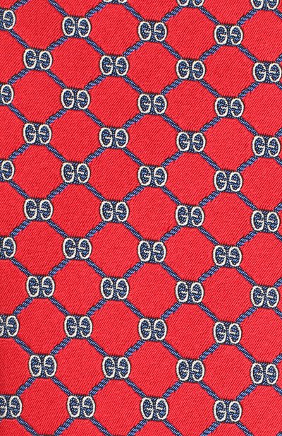 Шелковый галстук GUCCI красного цвета по цене 16600 руб., арт. 625461/4E002, фото 3 Шелковый галстук GUCCI, арт. 625461/4E002, фото 3