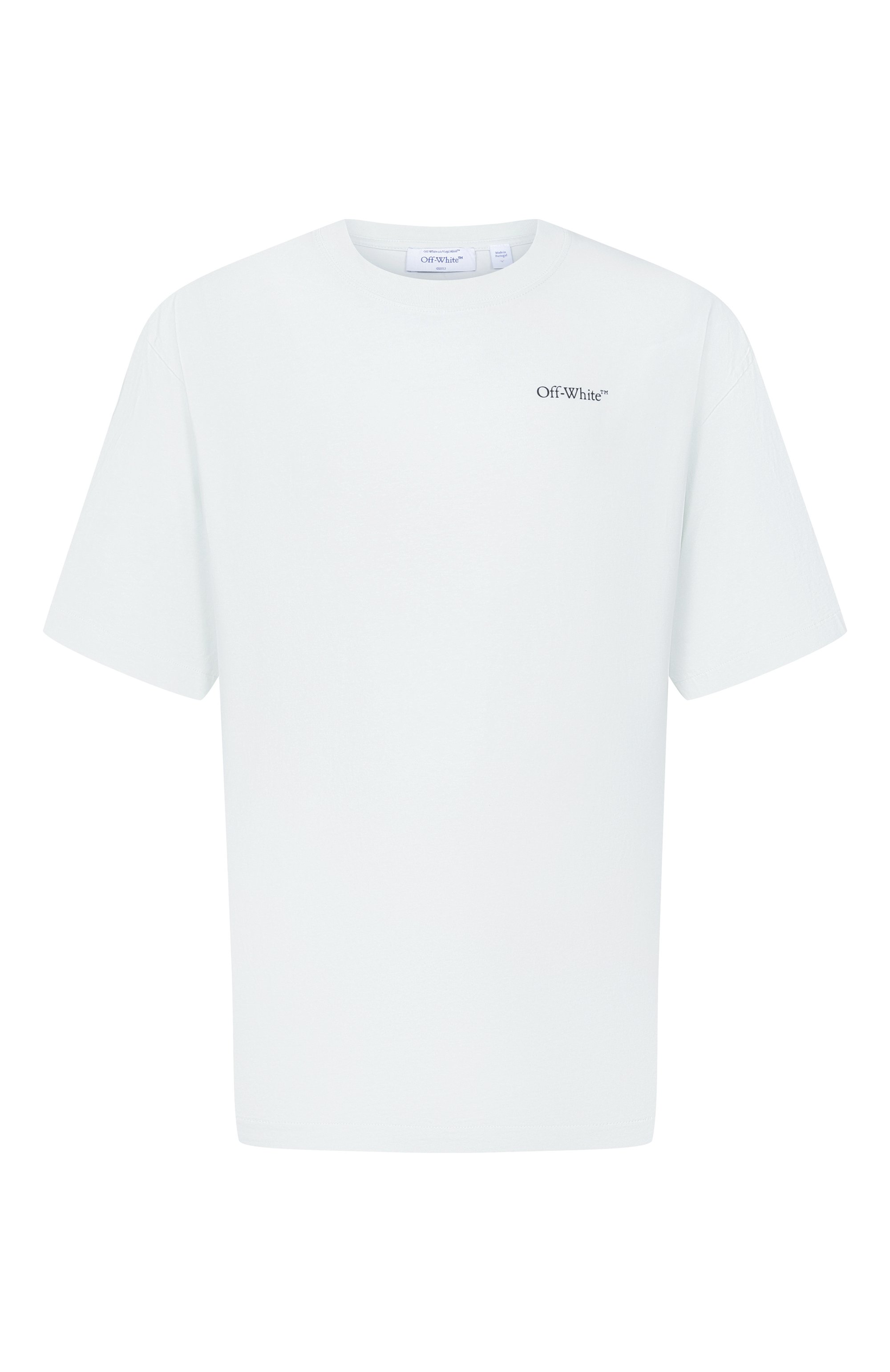 Хлопковая футболка OFF-WHITE, арт. 0MAA120S26JER008, фото 1