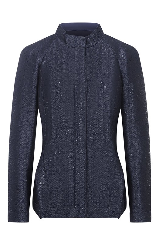 Жакет с отделкой пайетками Giorgio Armani GW001554/TE16746 Синий GW001554/TE16746