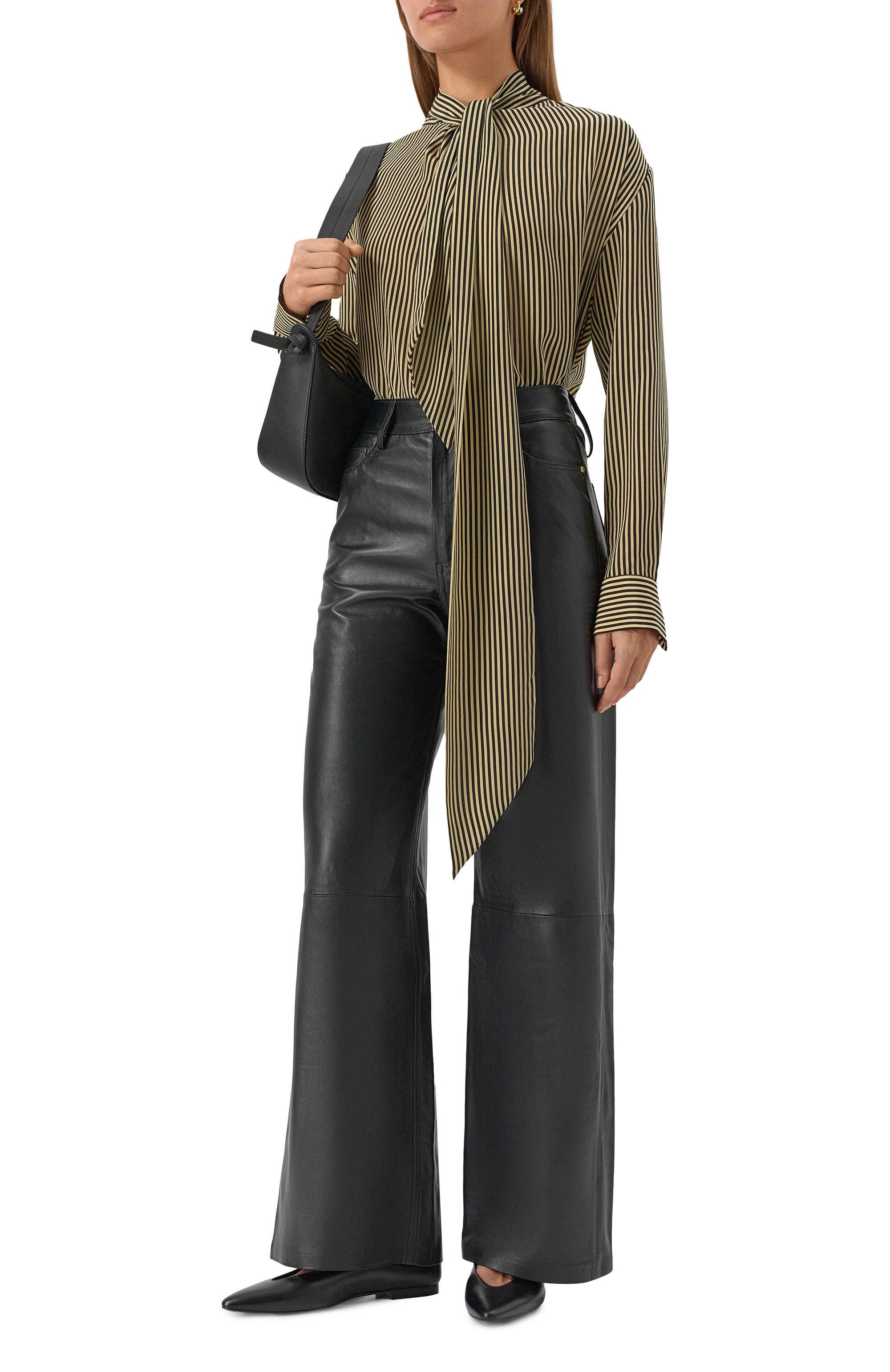 Кожаные брюки MAX AND MOI, арт. H25B0NDI, фото 2