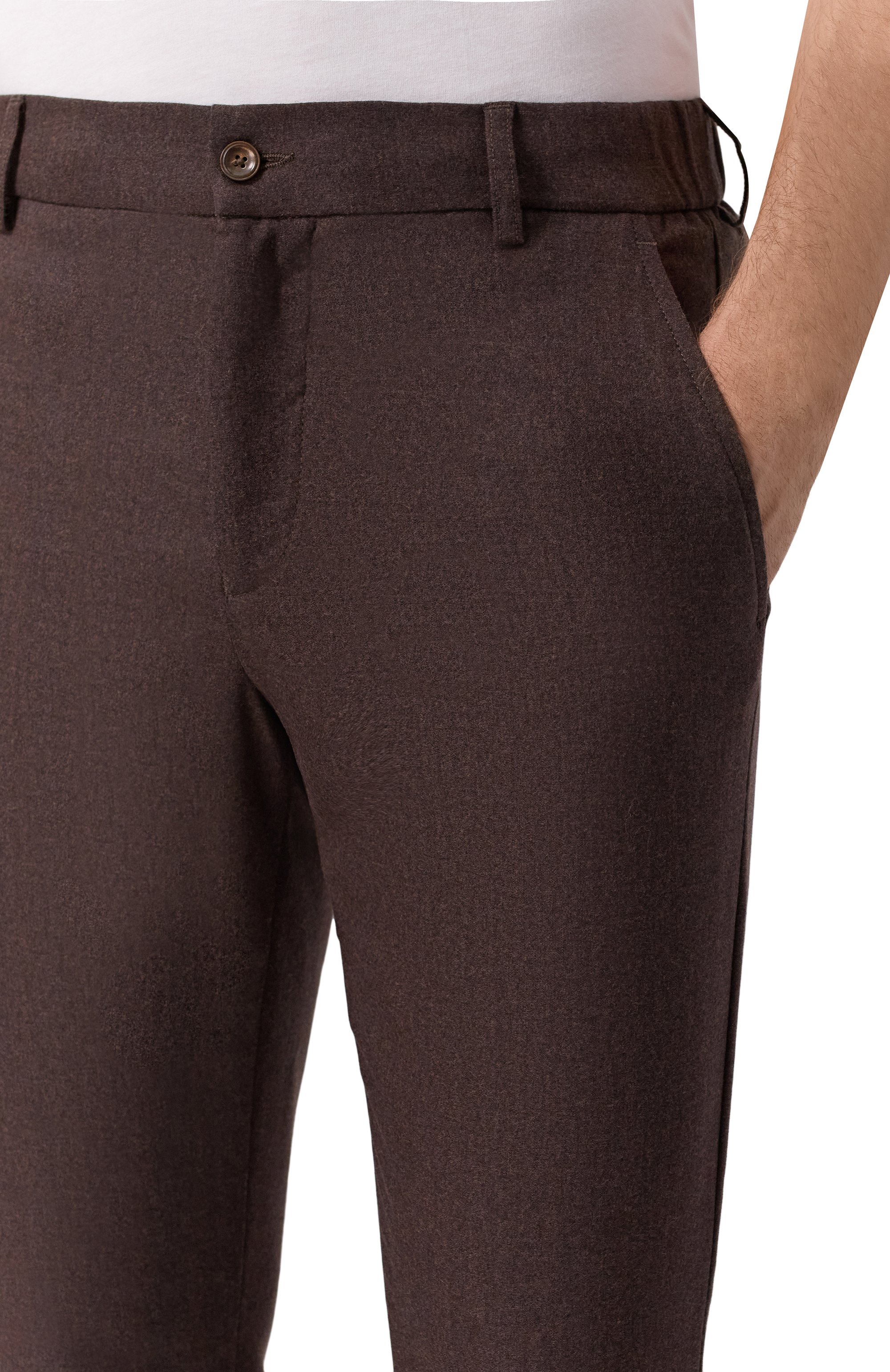 Брюки из шерсти и кашемира MARCO PESCAROLO, арт. MANU/5229, фото 5