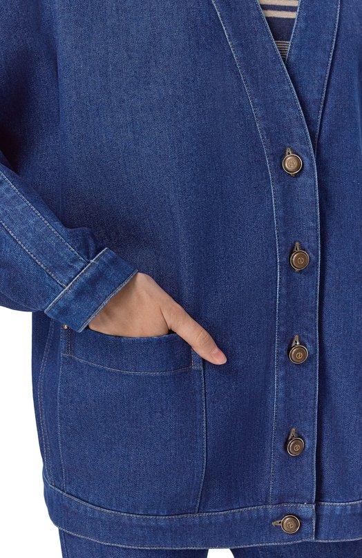 Джинсовый жакет Giorgio Armani GW002597/AF25753 Синий  GW002597/AF25753 Фото 5