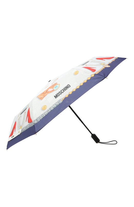 Складной зонт Moschino 8970-0PENCL0SEA Голубой  8970-0PENCL0SEA Фото 3