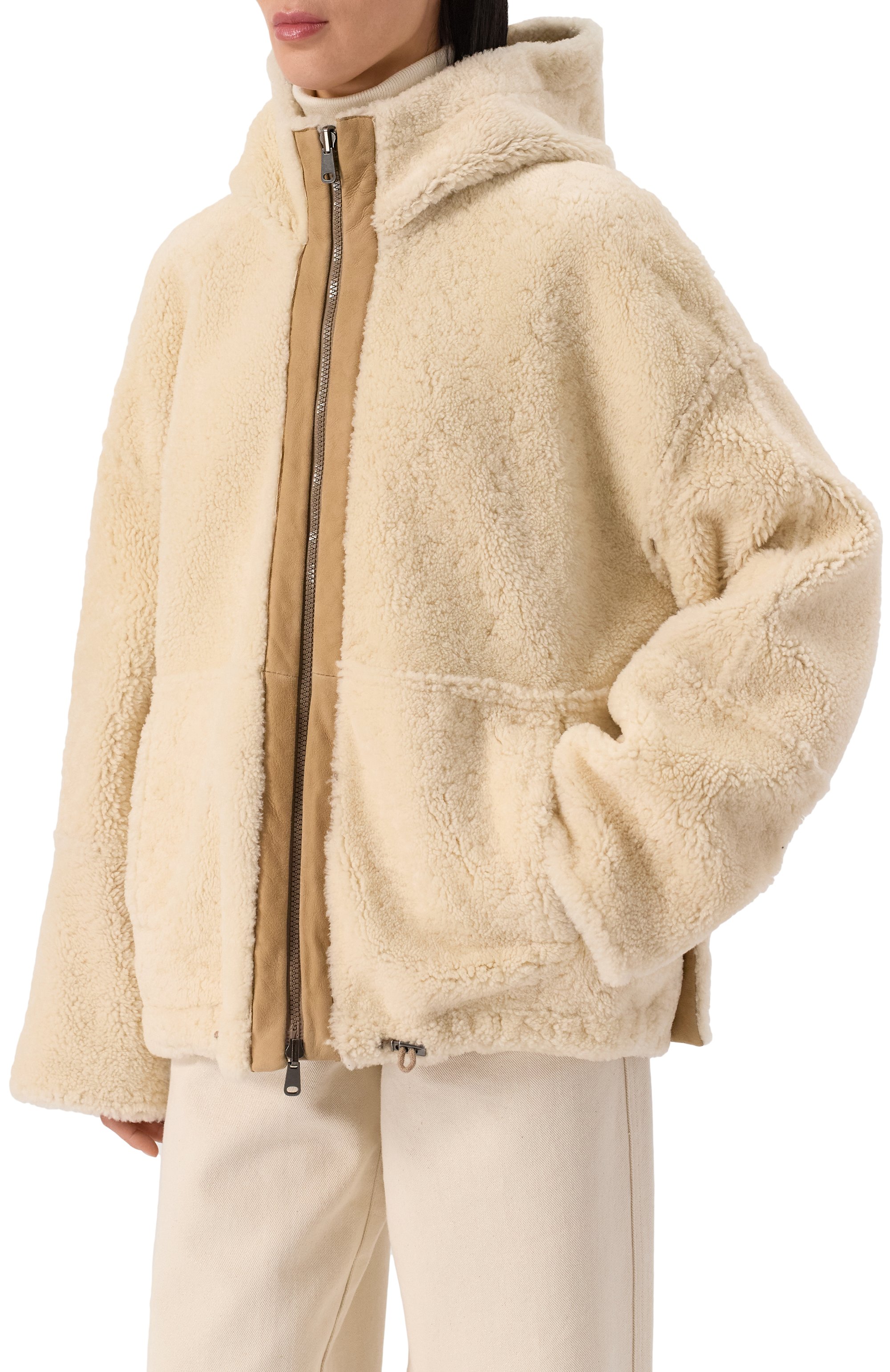 Двусторонняя дубленка из овчины BRUNELLO CUCINELLI, арт. MPMCM7995, фото 8