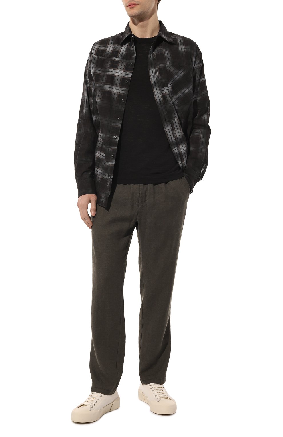 Футболка из хлопка и льна TRANSIT, арт. CFUTRT8431, фото 2