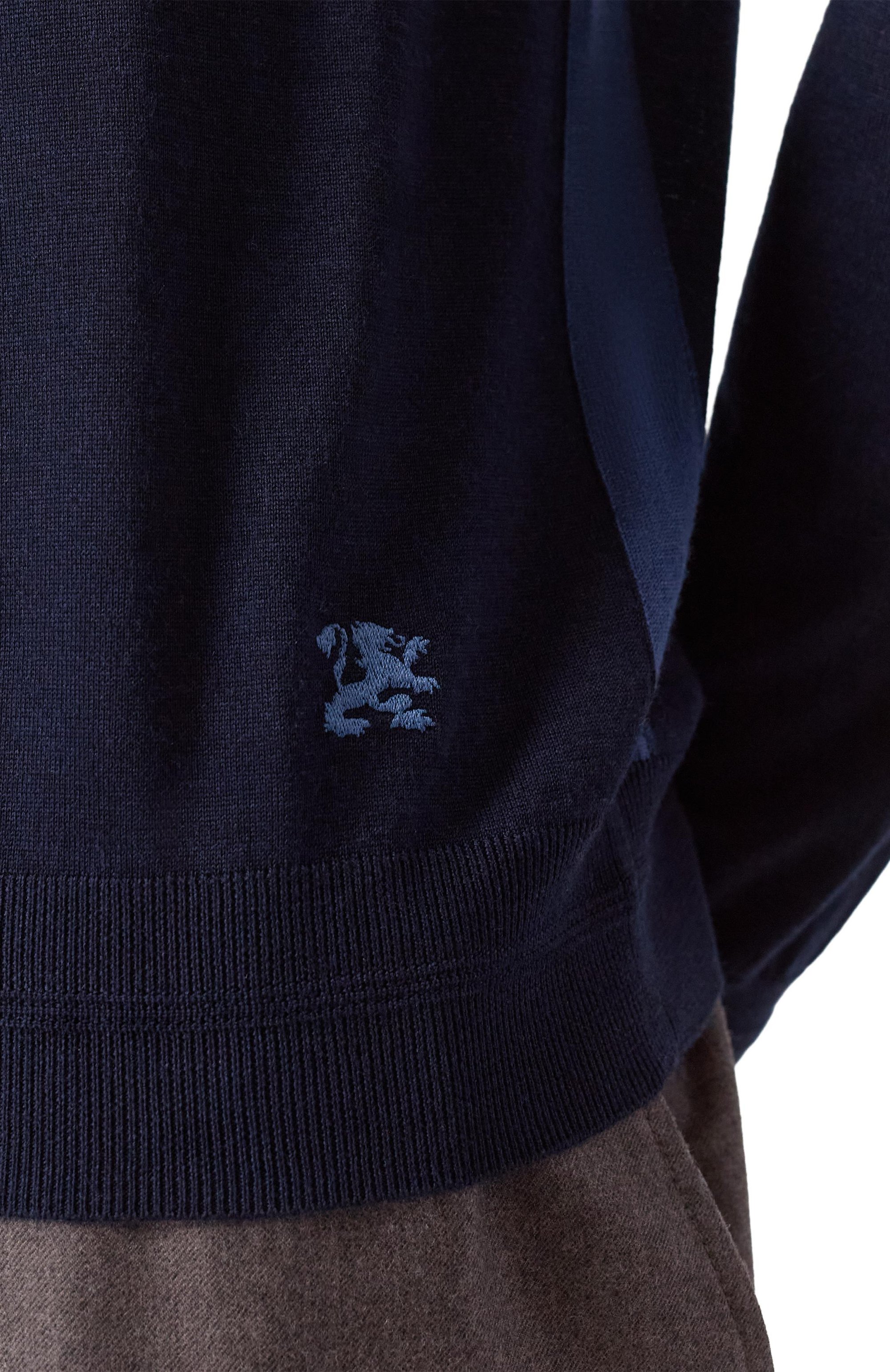 Поло из шерсти и шелка ZILLI, арт. KZP001M0230VLSB00_002, фото 5