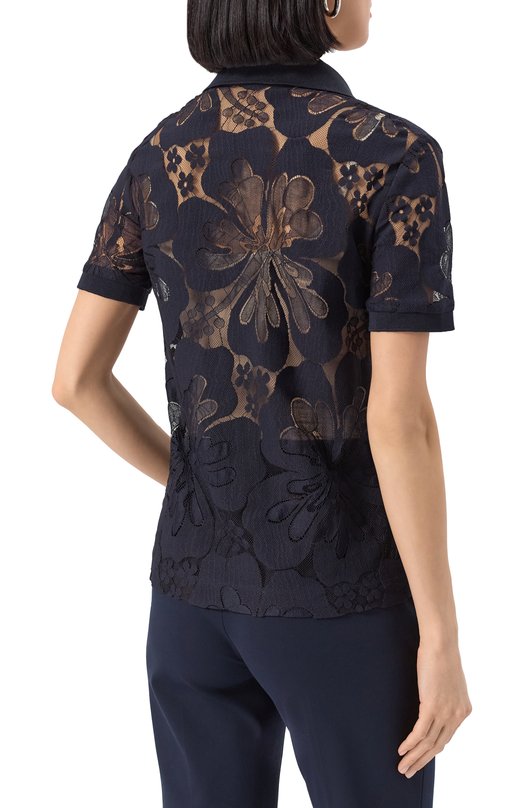 Поло Max Mara Studio R0ME0 Синий  R0ME0 Фото 4