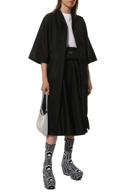 Женские текстильные сапоги PRADA, арт. 1WP146-3LG1-F0967-070